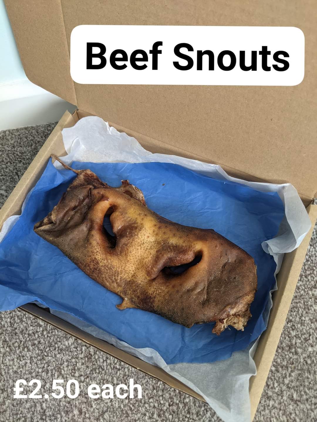 Beef snouts