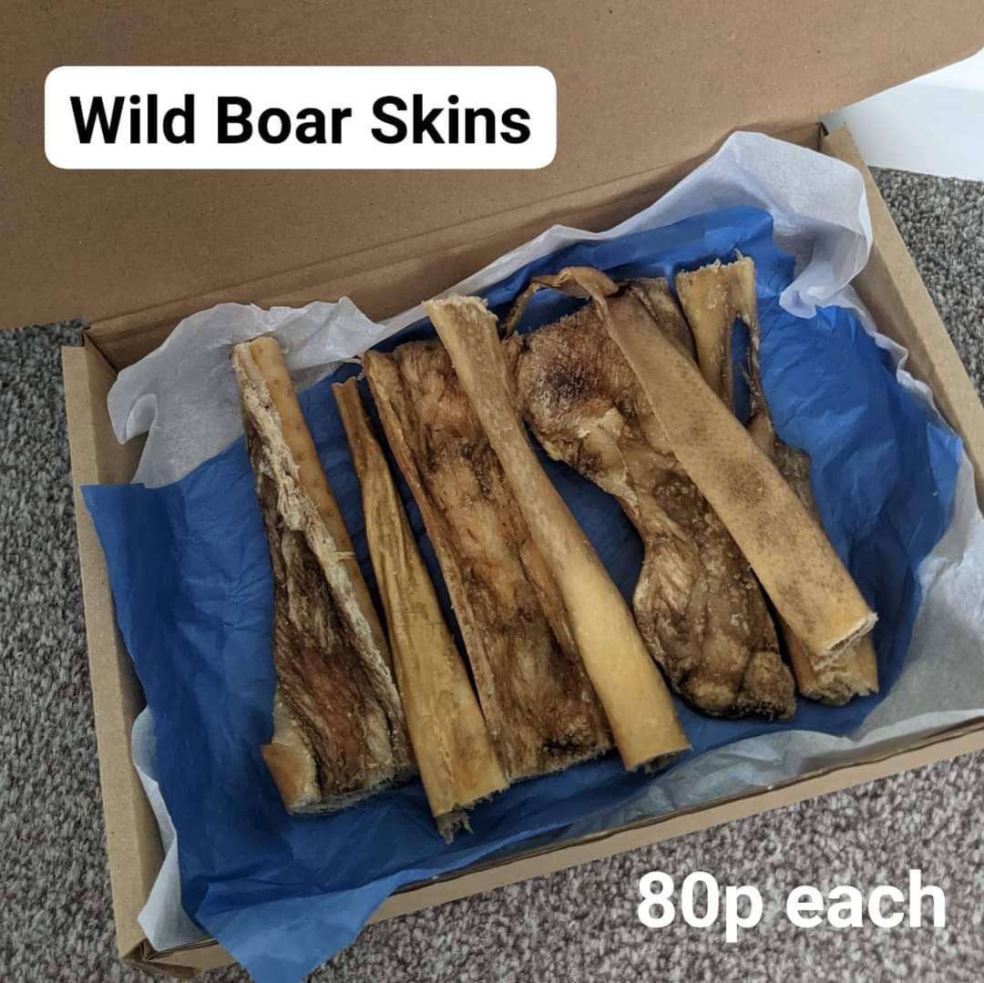 Wild boar skins